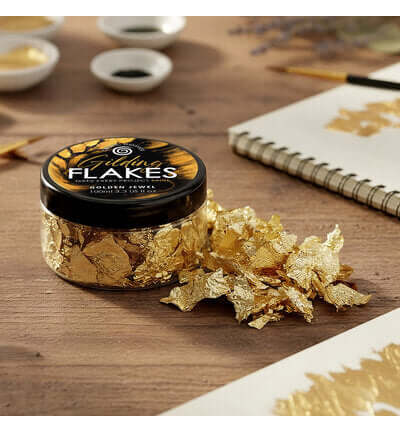 Cosmic Shimmer Gilding Flakes Golden Jewel