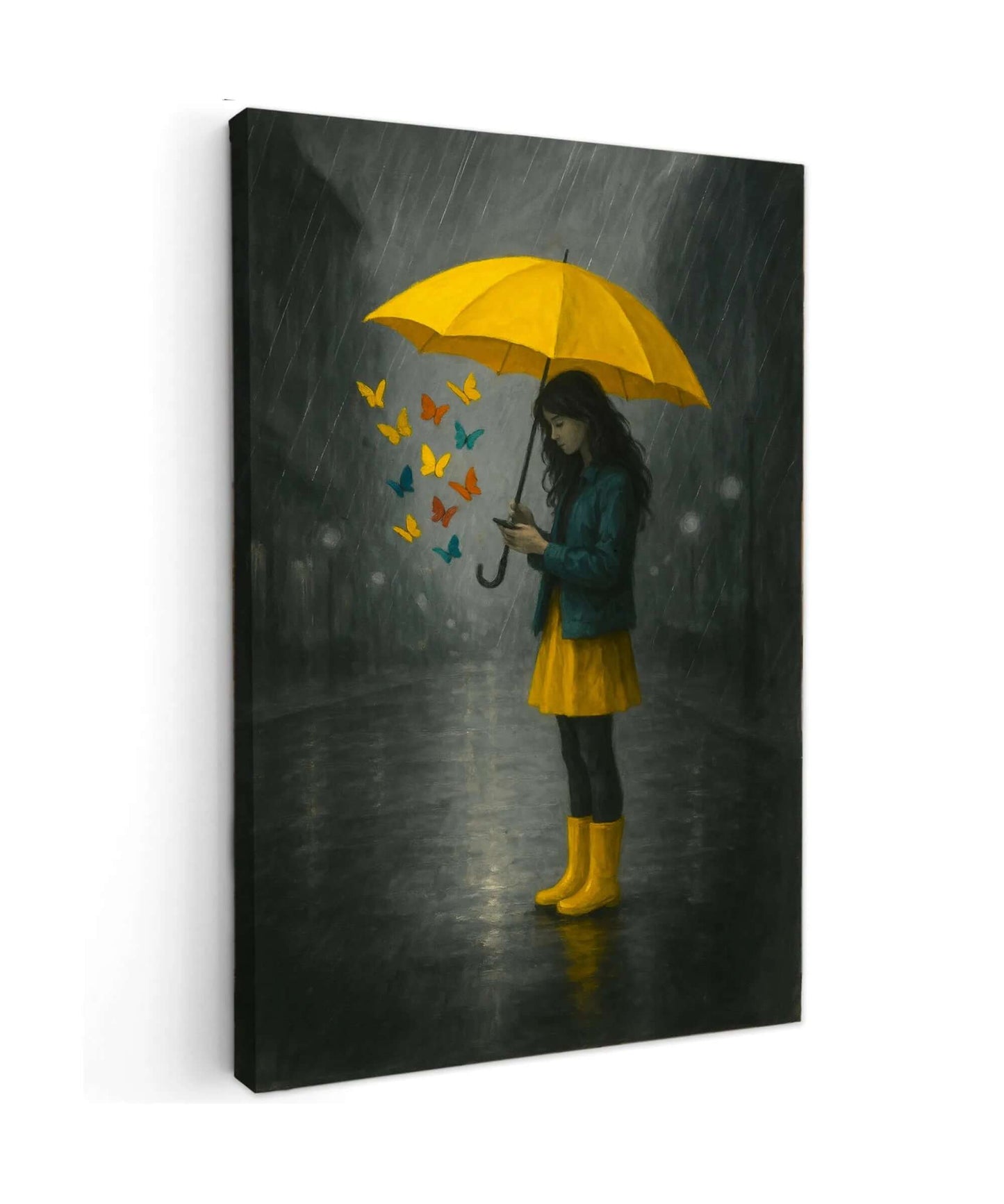 Rainy Day Dreams - Online Schilderij - Canvas Schilderij