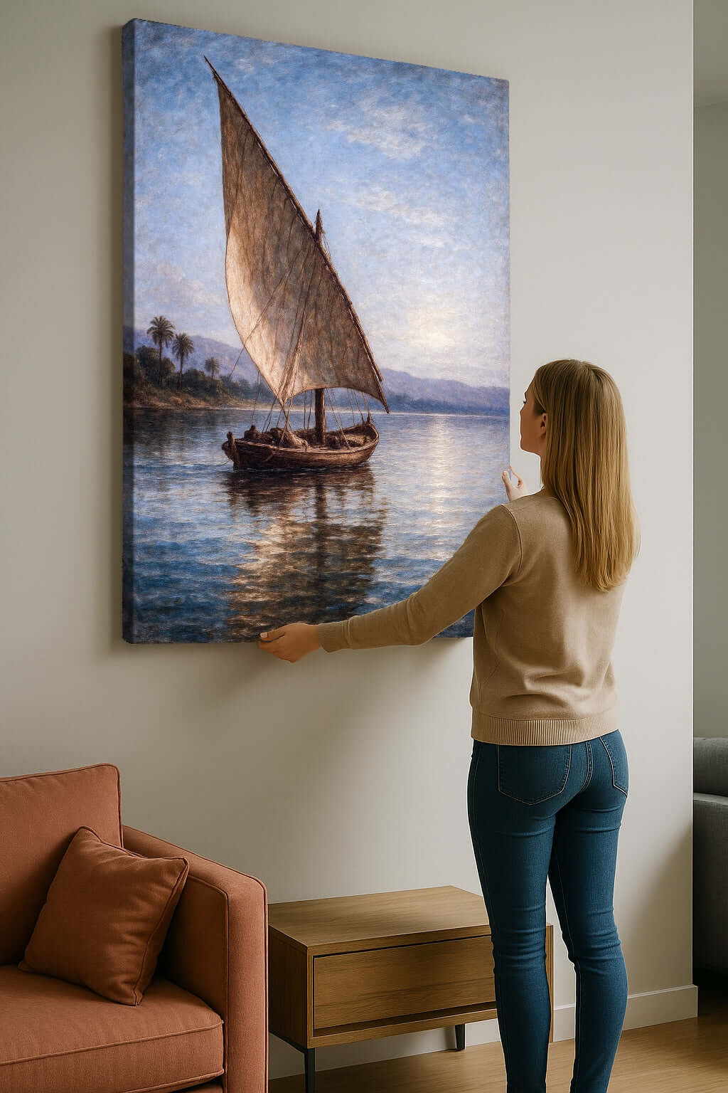 Canvas schilderij De Reis van de Wind