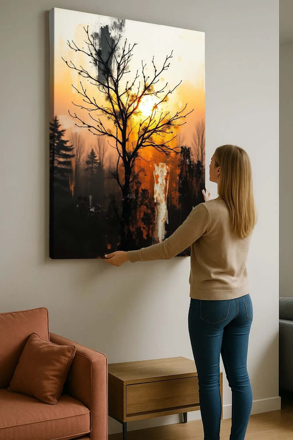 Amber Forest - Online Schilderij - Canvas Schilderij