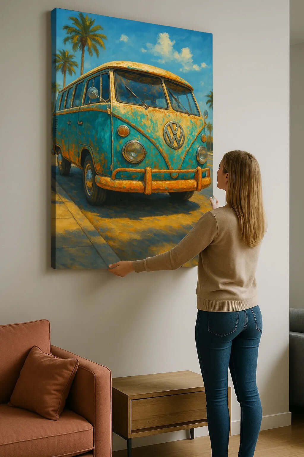 Beach Road Trip - Online Schilderij - Canvas Schilderij