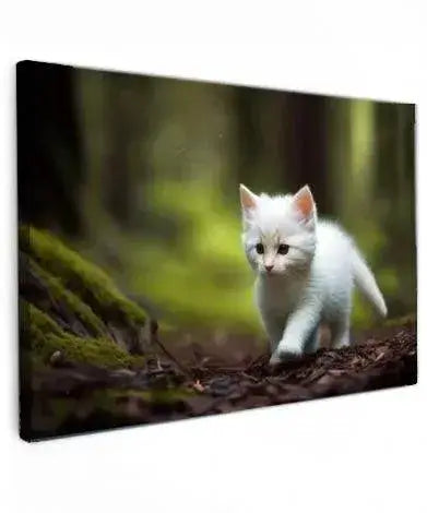 Forest Feline - Online Schilderij - Canvas Schilderij