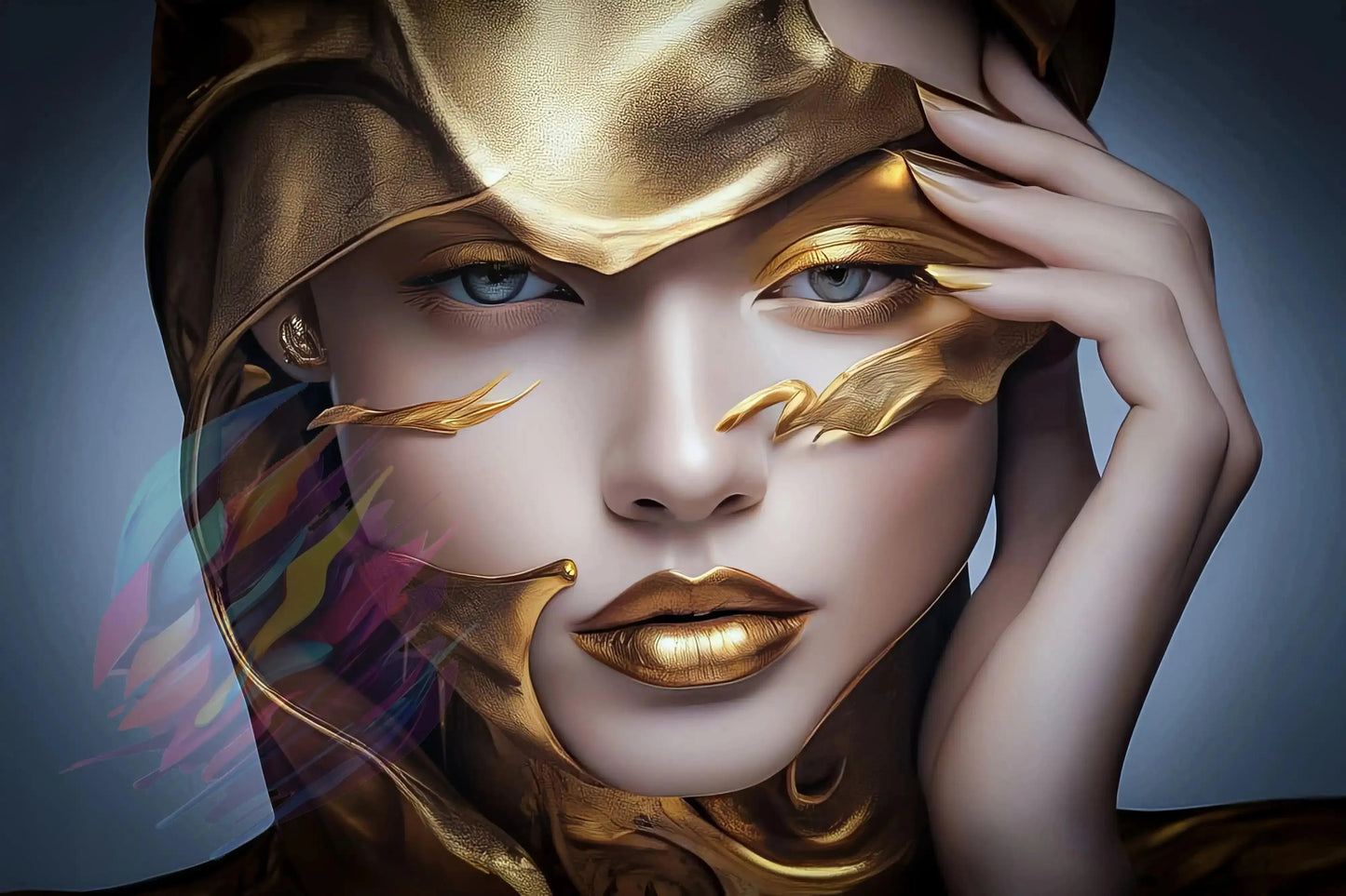 Golden Goddess - Online Schilderij - Canvas Schilderij
