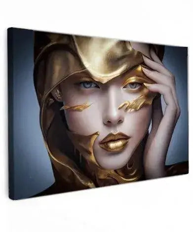 Golden Goddess - Online Schilderij - Canvas Schilderij