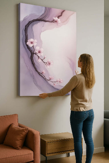 Canvas schilderij Sakura Study