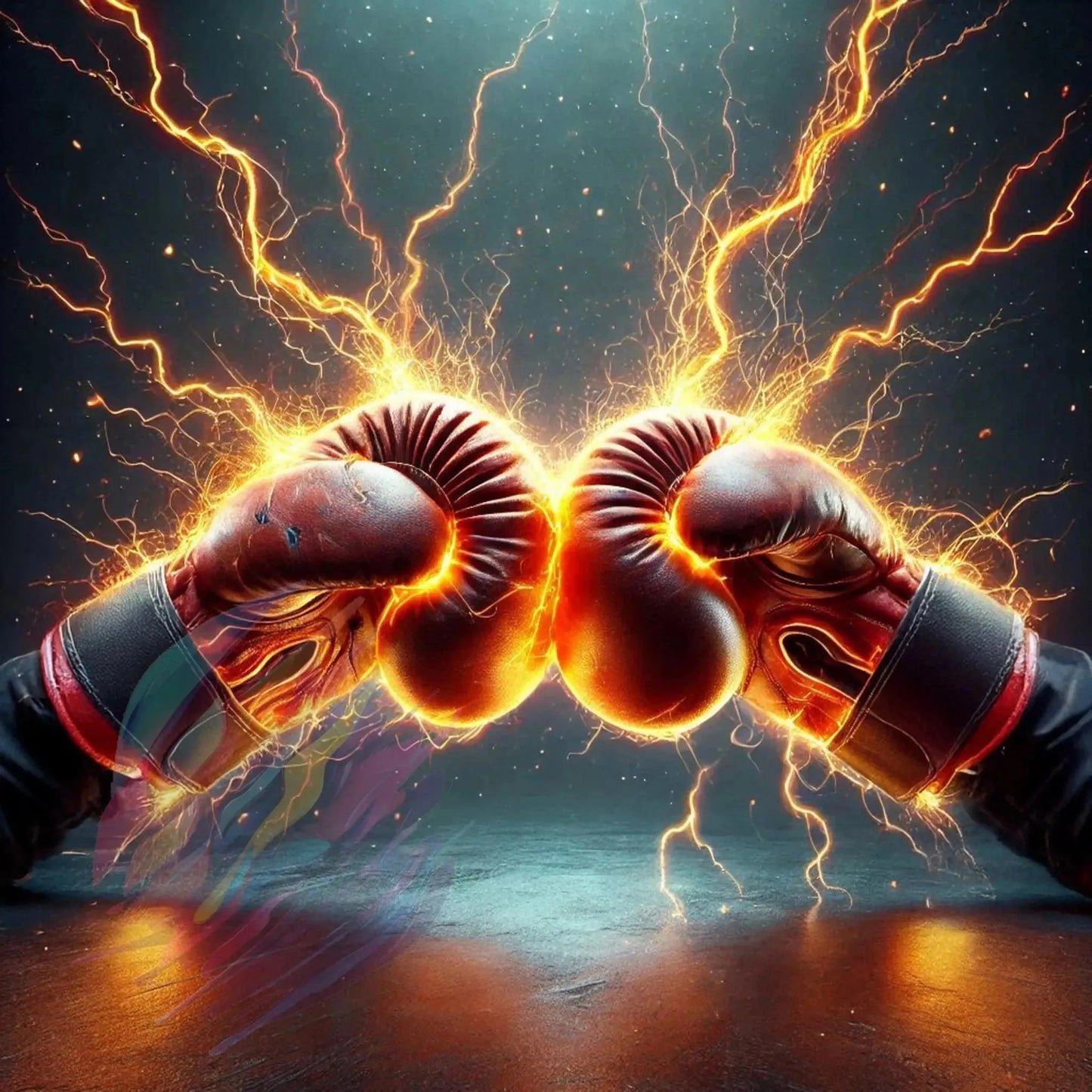 Knockout Blow - Online Schilderij - Canvas Schilderij
