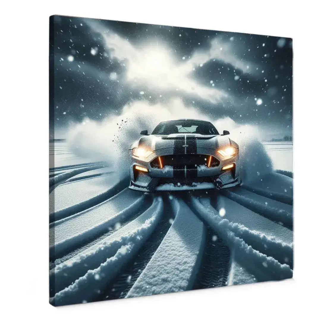 Snow Storm Racer - Online Schilderij - Canvas Schilderij