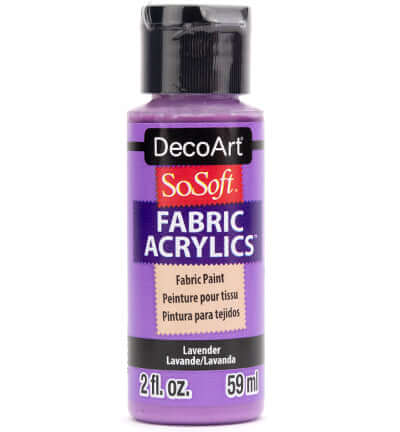 DecoArt SoSoft Lavender lavendelpaarse textielverf 59 ml DSS12-30