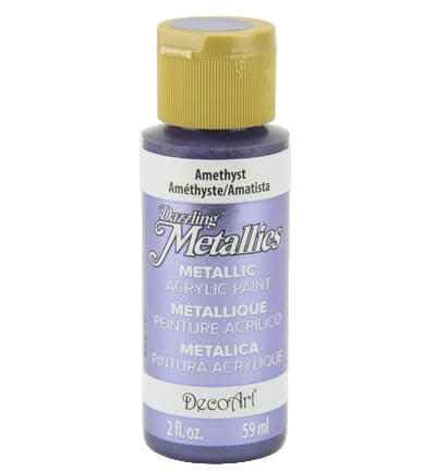 DecoArt Dazzling Metallics Amethyst 59 ml – parelmoer metallic acrylverf