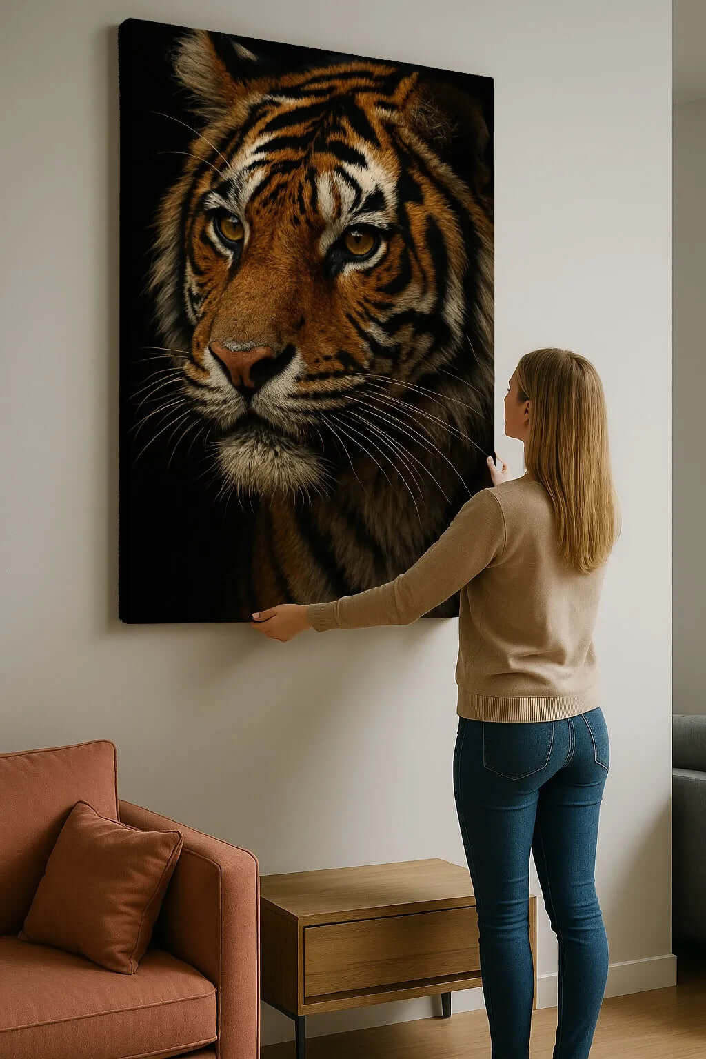 Eyes of the Tiger - Online Schilderij - Canvas Schilderij