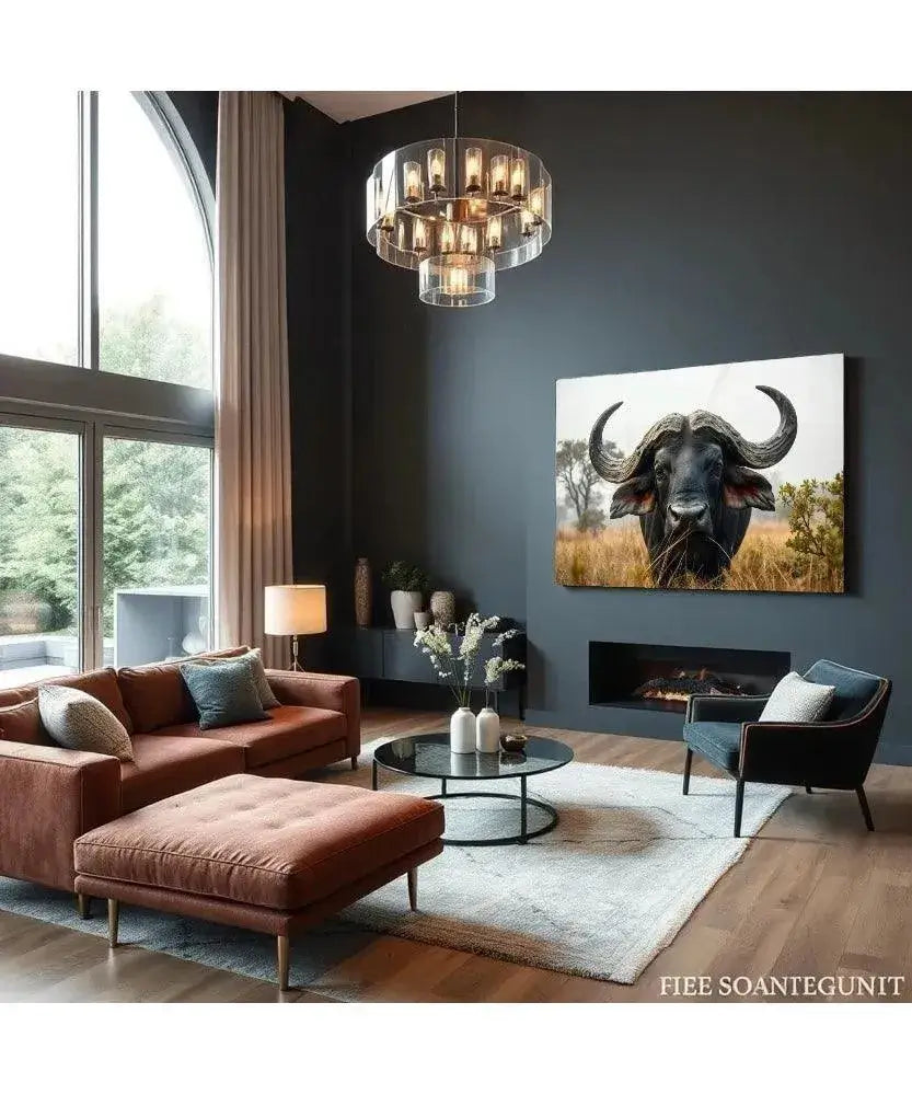 Savana Stare - Online Schilderij - Glas Schilderij