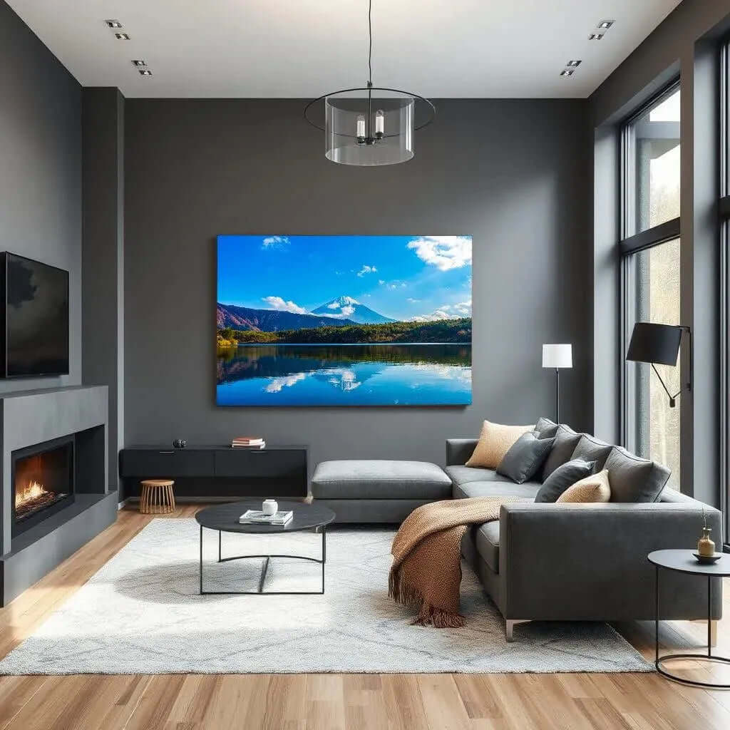 Serenity of Fuji - Online Schilderij - Canvas Schilderij