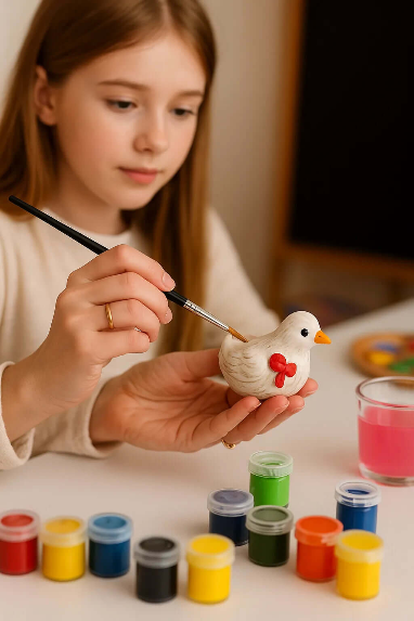 fijne penseelpunten kunst