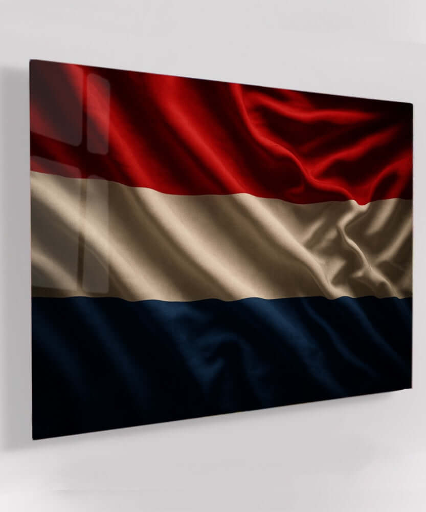 glasschilderij Nederlandse vlag dutch