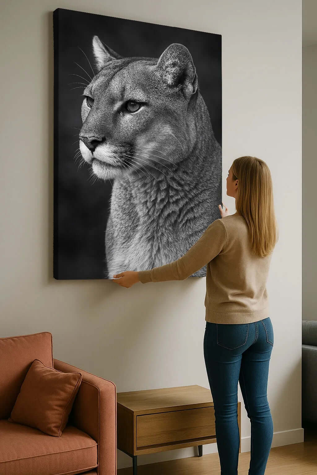 North American Predator - Online Schilderij - Canvas Schilderij