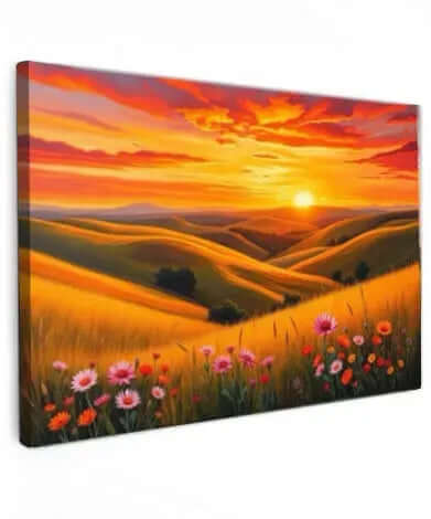 Painted Horizon - Online Schilderij - Canvas Schilderij
