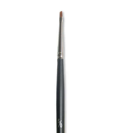 Stamperia Oblique Point Brush maat 5/0 zeer fijn schuin penseel KR65/S