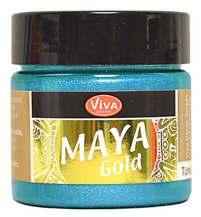 ViVa Decor Maya Gold IJsblauw metallic effectverf 45 ml