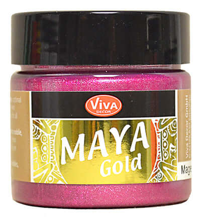 ViVa Decor Maya Gold Magenta metallic effectverf 45 ml
