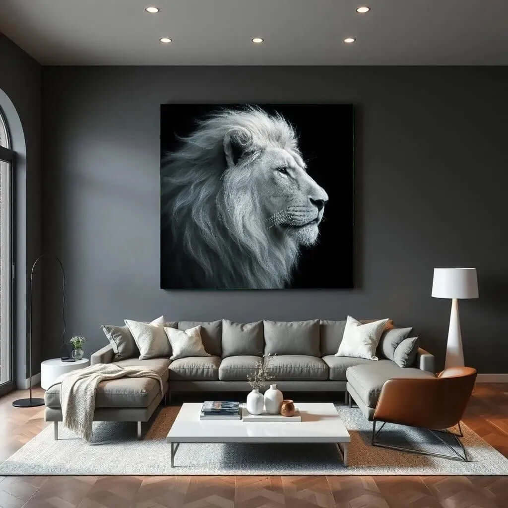 The White King - Online Schilderij - Canvas Schilderij
