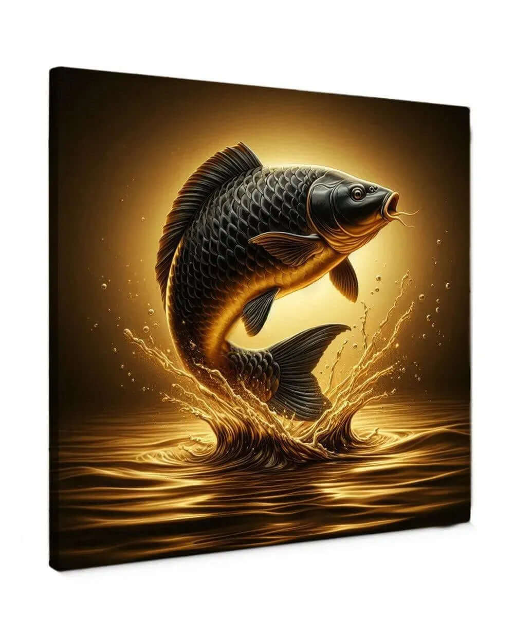 Celestial Carp - Online Schilderij - Canvas Schilderij