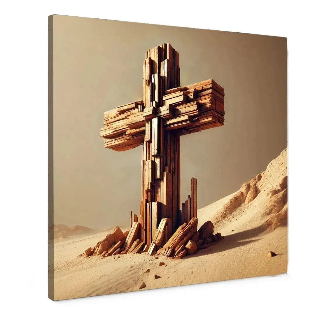Desert Cross - Online Schilderij - Canvas Schilderij
