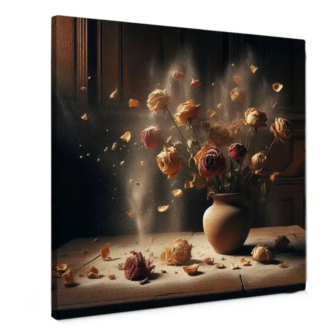 Dust and Roses - Online Schilderij - Canvas Schilderij