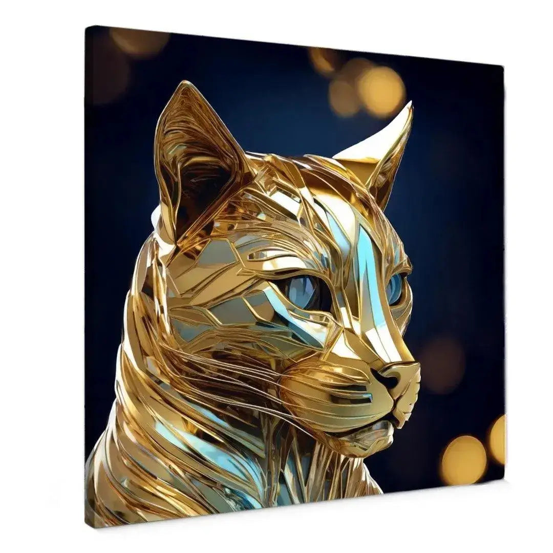 Aurum Feline - Online Schilderij - Canvas Schilderij