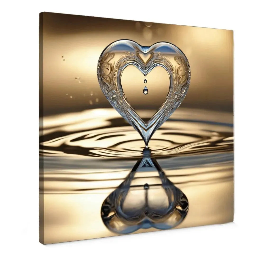 Heart's Drop - Online Schilderij - Canvas Schilderij