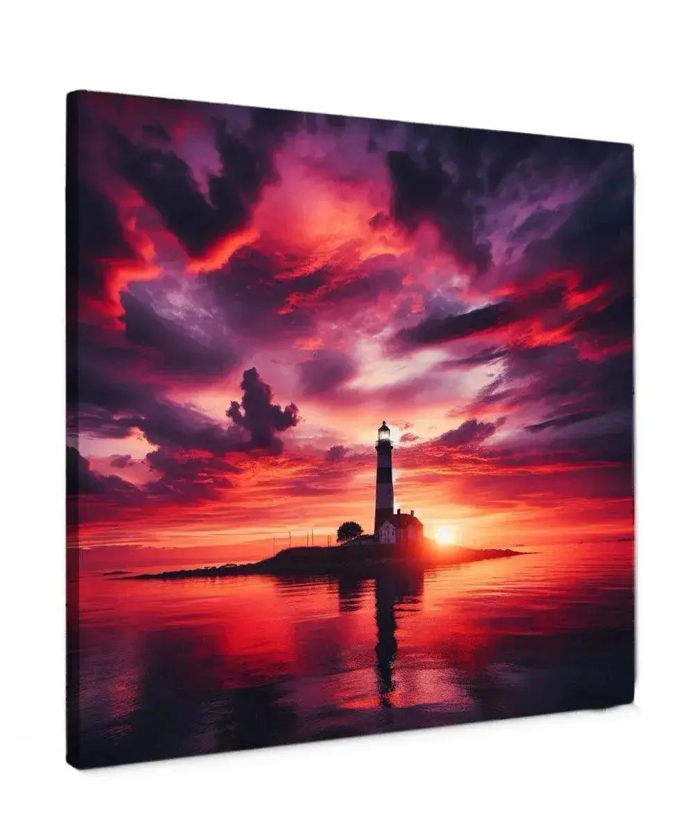 Scarlet Seascape - Online Schilderij - Canvas Schilderij