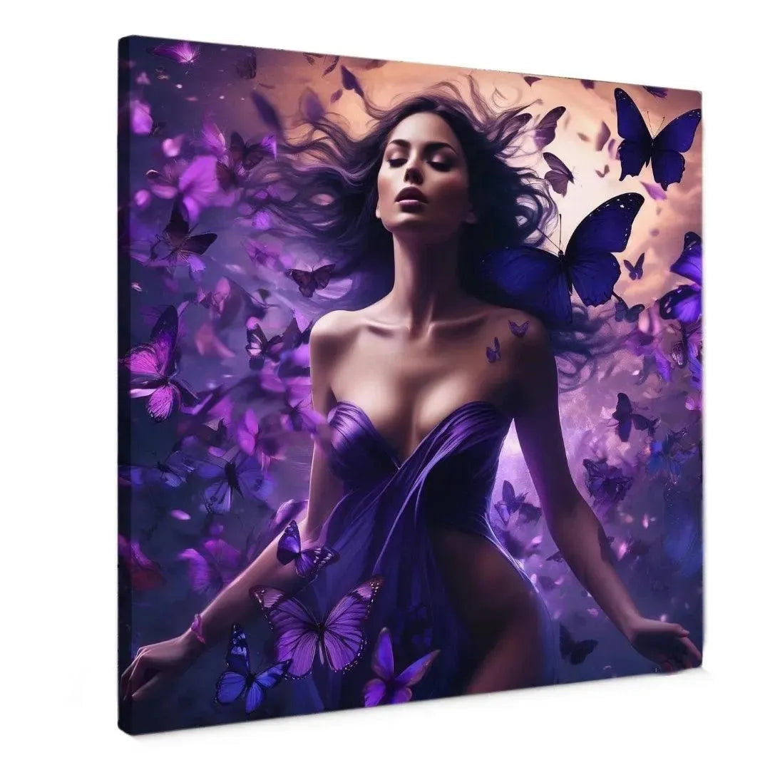 Butterfly Dress - Online Schilderij - Canvas Schilderij