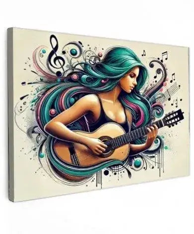Musical Muse - Online Schilderij - Canvas Schilderij