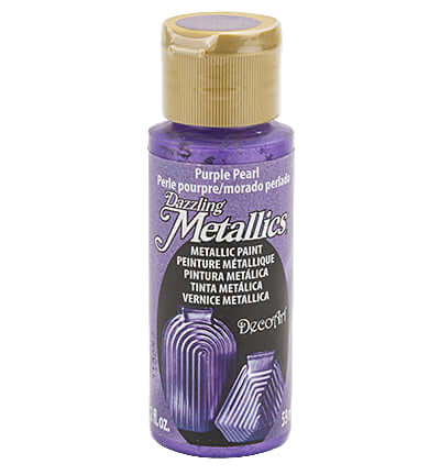 DecoArt Dazzling Metallics purple Pearl 59 ml – parelmoer metallic acrylverf