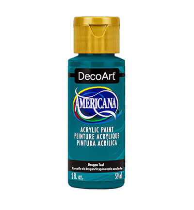 decoart Dragon Teal Americana