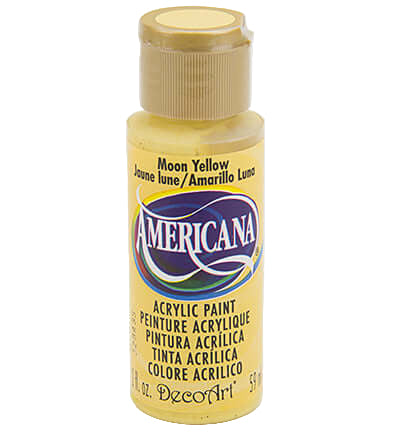 decoart Moon Yellow Americana