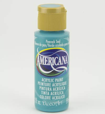 decoart Peacock Teal Americana