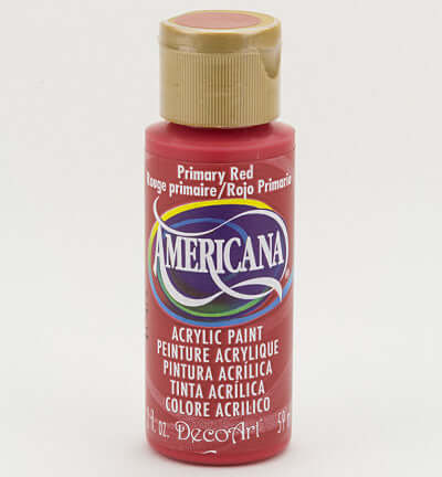 decoart Primary Red Americana