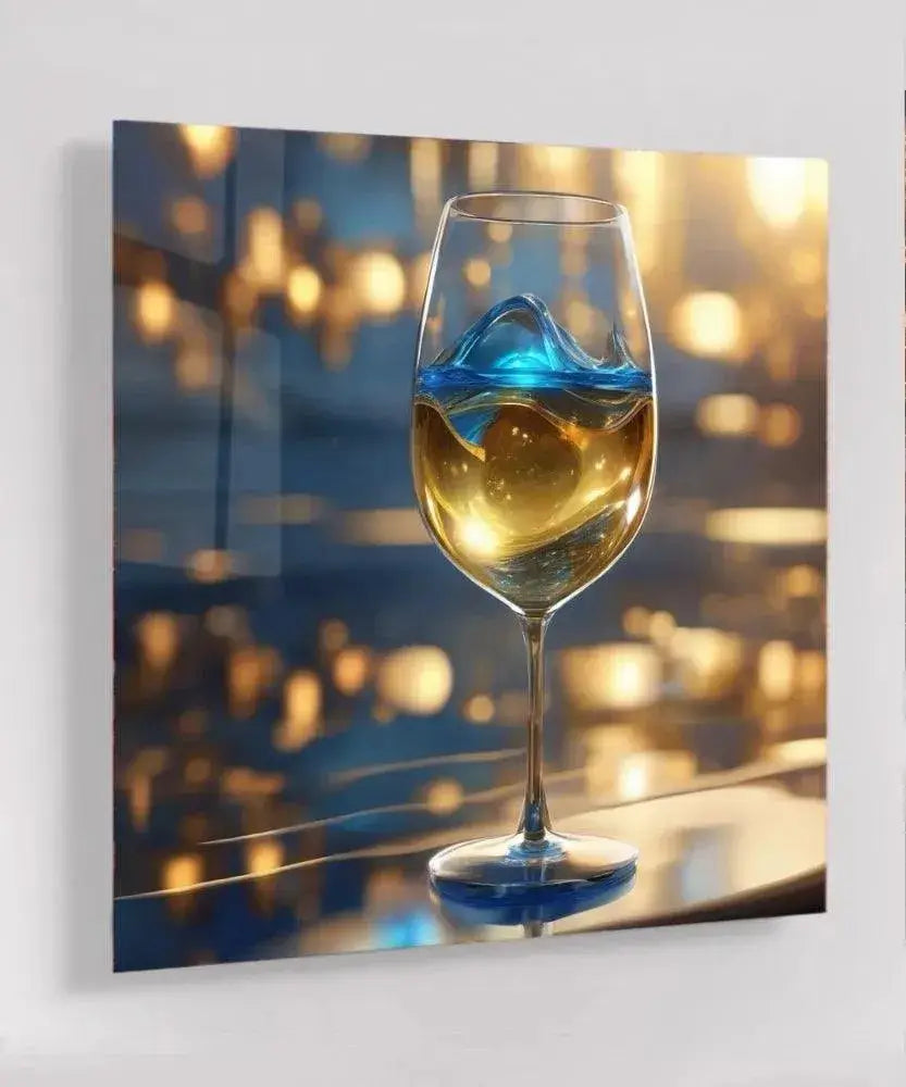 Celestial Sip - Online Schilderij - Glas Schilderij