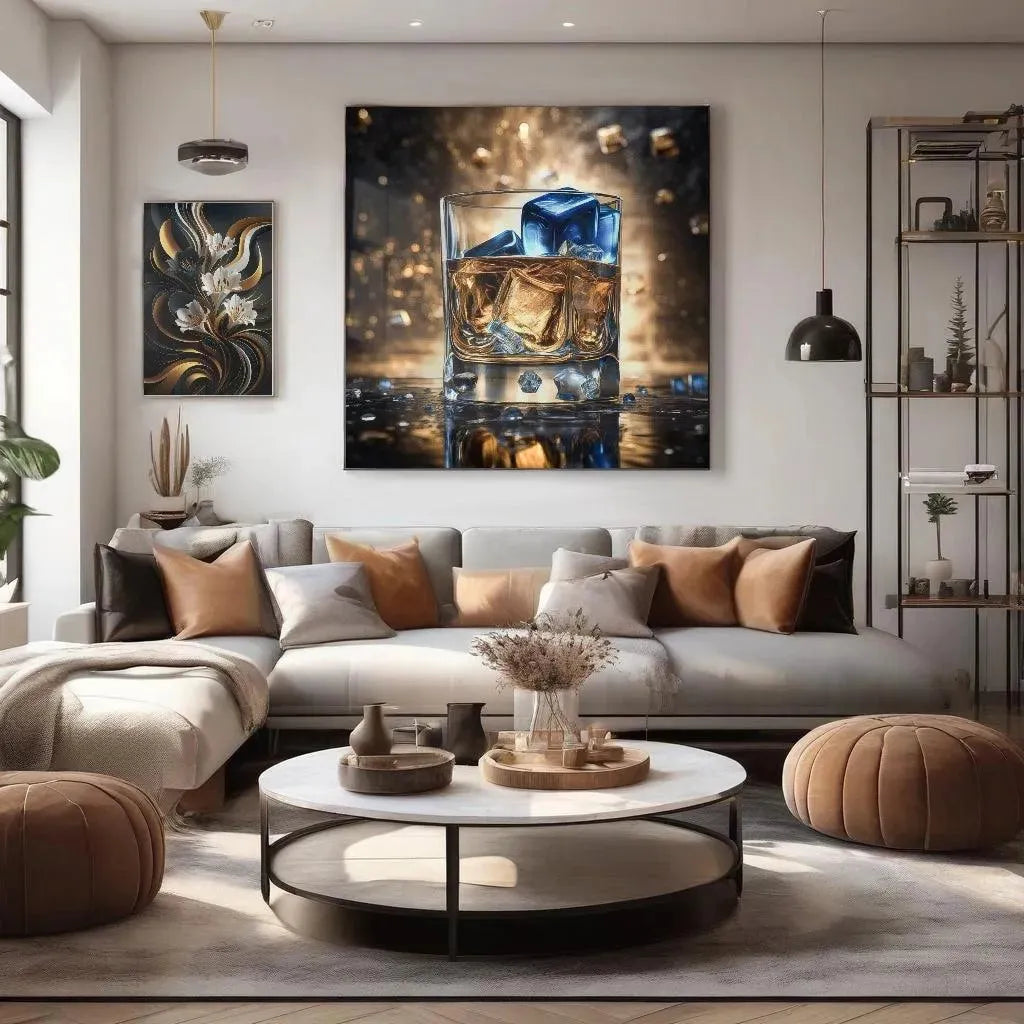 whiskey Collection - Online Schilderij - Glas Schilderij