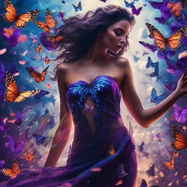 Butterfly Dream - Online Schilderij - Canvas Schilderij