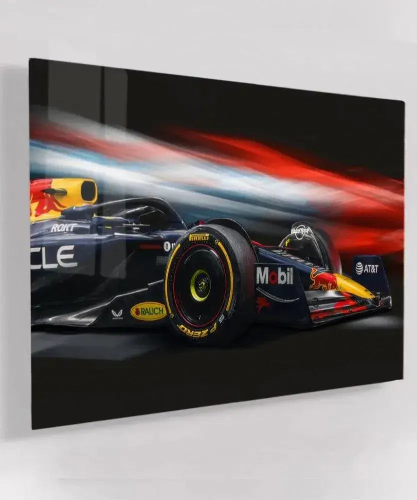 Red Bull Racing F1 - Online Schilderij - Glas Schilderij