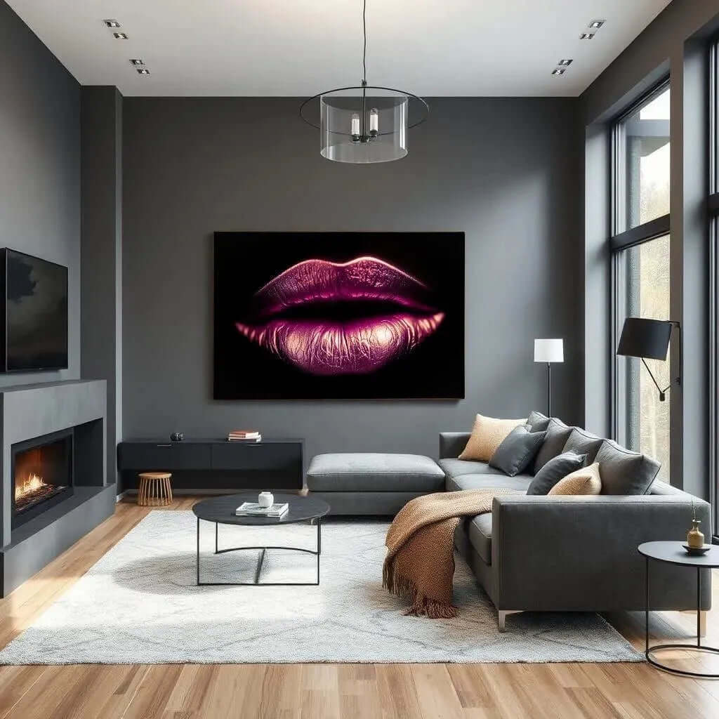 Lipstick - Online Schilderij - Canvas Schilderij