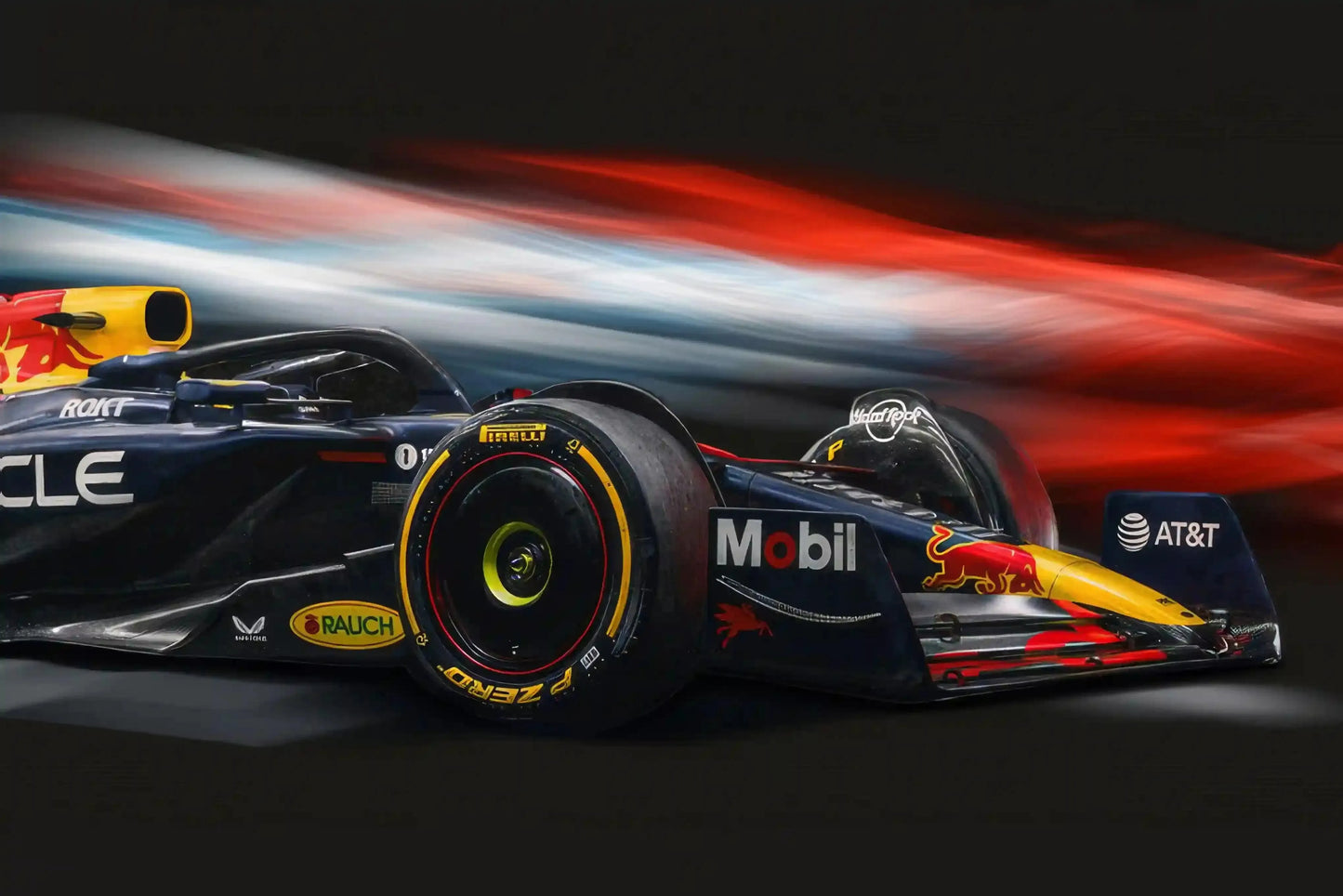 Red Bull Racing F1 - Online Schilderij - Canvas Schilderij