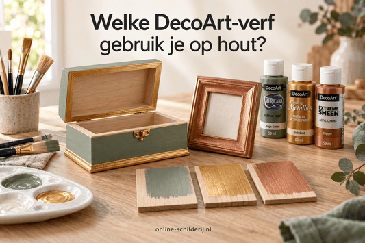 Welke DecoArt-verf gebruik je op hout?