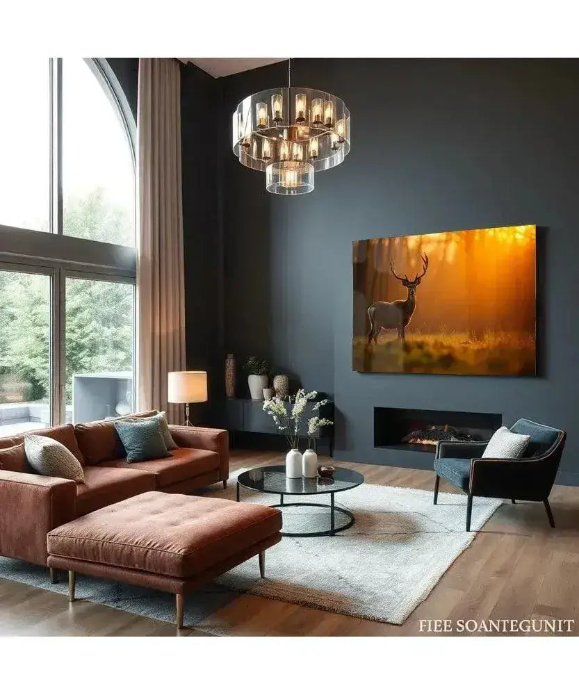 Hoe hang ik een glasschilderij op