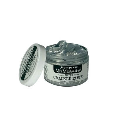 Stamperia Cracklé Paste Silver – Zilveren Craquelépasta 150 ml