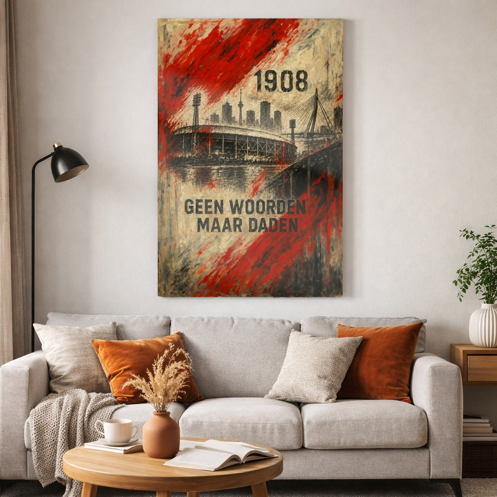 Glass painting Feyenoord 1908