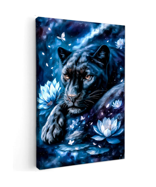 Canvas schilderij Galactische Panter