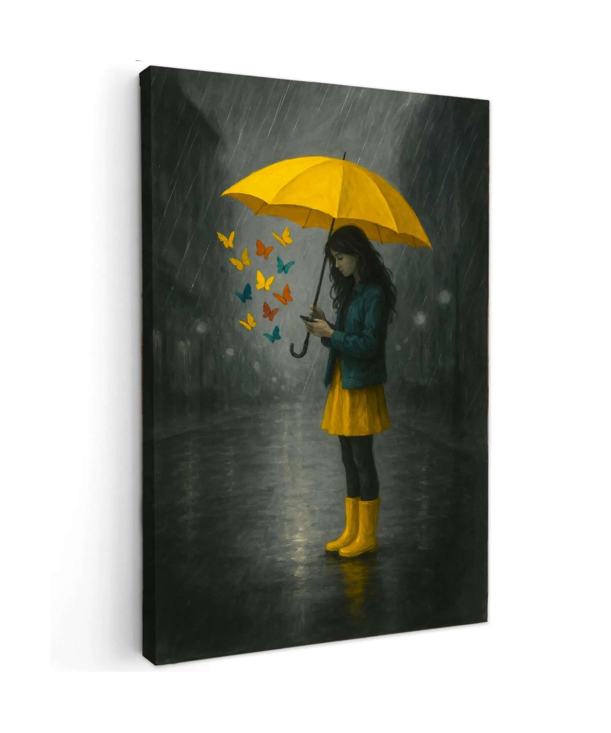 Rainy Day Dreams - Online Schilderij - Canvas Schilderij