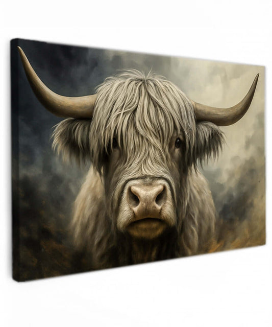 Hoorn van de Hooglanden canvas schilderij 